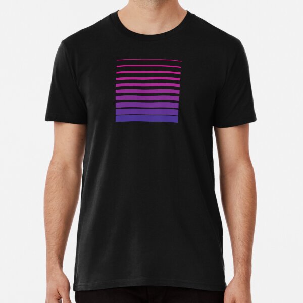 Item preview, Thin to Thick Lines in a Square Graphic (Purple on Black) designed and sold by STUDIO-72.