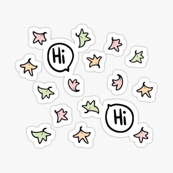 Heartstopper - Charlie and Nick - Hi Sticker