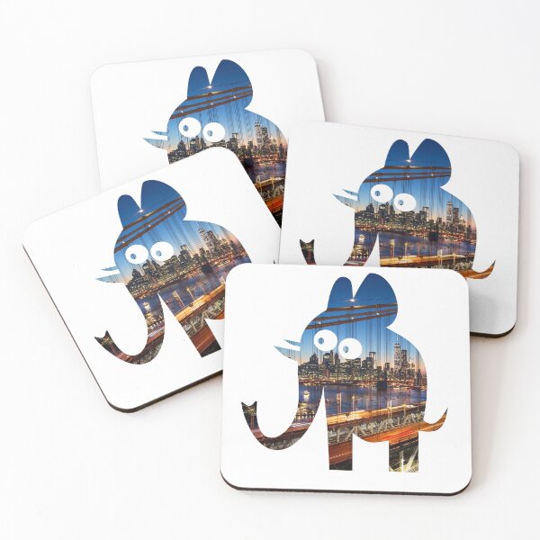 Item preview, elephant,city,space city,astros space city,japanese city pop, designed and sold by DOsell.