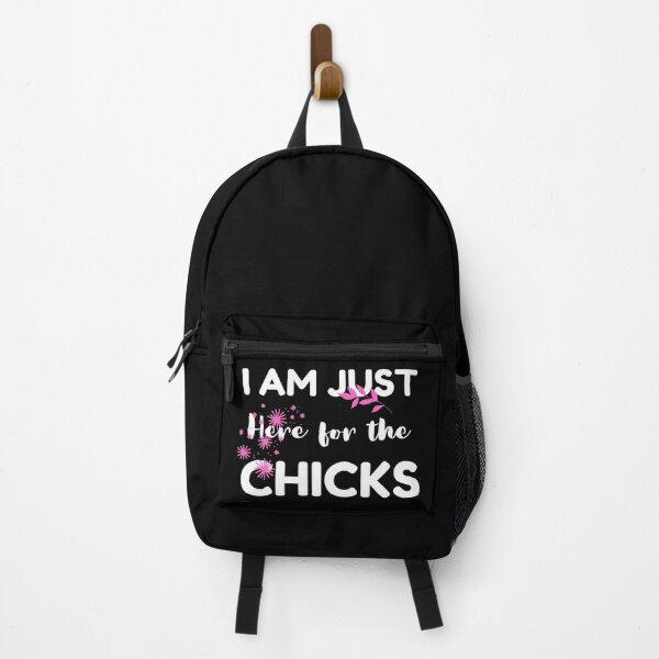Item preview, Im Just Here For The Chicks designed and sold by Pixelish.