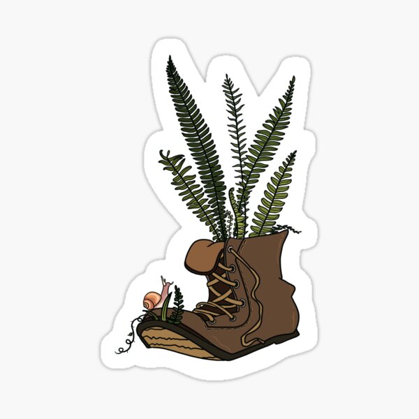 Old Boot Sticker