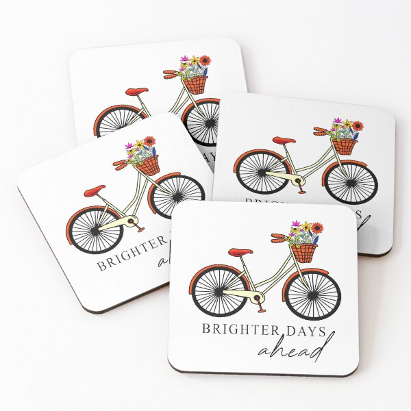 Item preview, CUTE BICYCLE WITH FLOWERS- BRIGHTER DAYS AHEAD designed and sold by michellejustice.