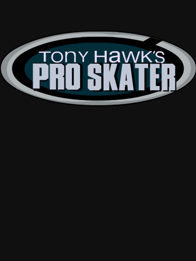 Tony Hawk's Pro Skater 1 Logo T Shirt 100% Cotton