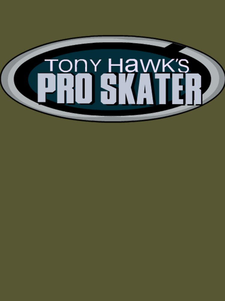 Tony Hawk's Pro Skater 1 Logo T Shirt 100% Cotton