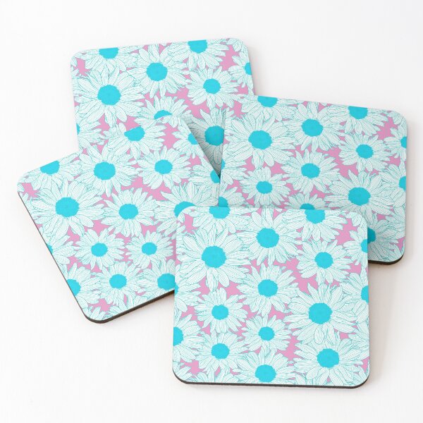 Item preview, Blue daisy pattern designed and sold by DoodlesnPoodles.