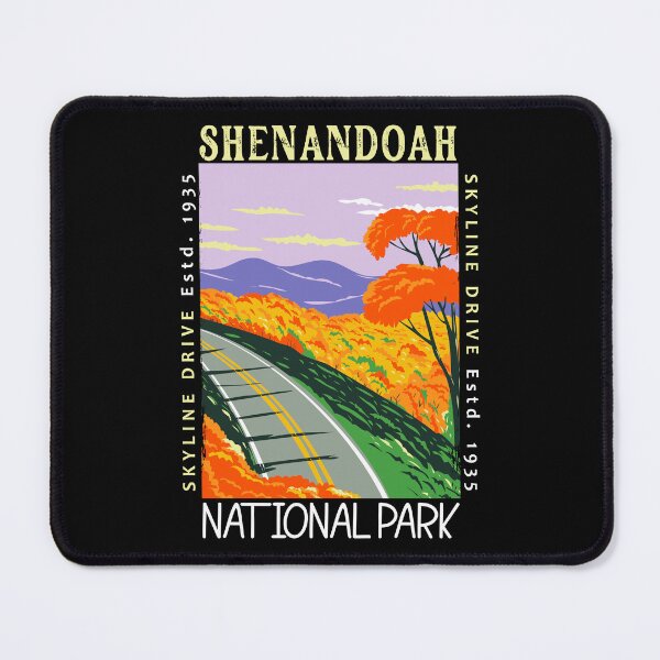 Item preview, Shenandoah National Park Skyline Drive Distressed designed and sold by KrisSidDesigns.