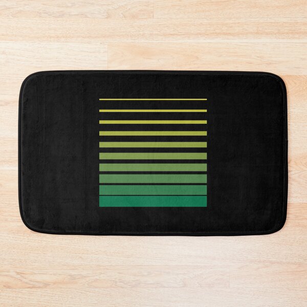 Item preview, Thin to Thick Lines in a Square Graphic (Green on Black) designed and sold by STUDIO-72.