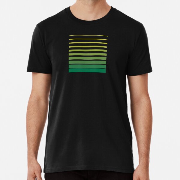 Item preview, Thin to Thick Lines in a Square Graphic (Green on Black) designed and sold by STUDIO-72.