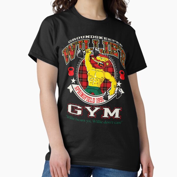 Item preview, Groundskeeper Willie's Gym designed and sold by Alema Art.