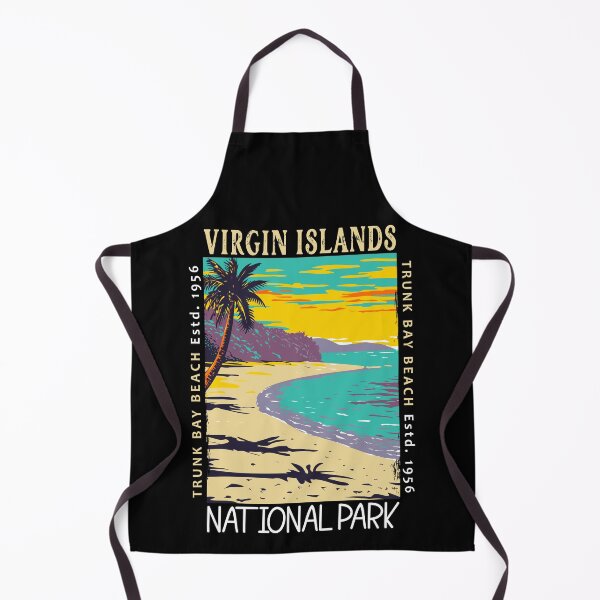 Item preview, Virgin Islands National Park Trunk Bay Beach Distressed designed and sold by KrisSidDesigns.