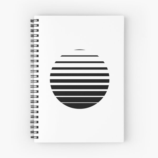 Item preview, Thin to Thick Lines in a Circle Graphic (Black) designed and sold by STUDIO-72.