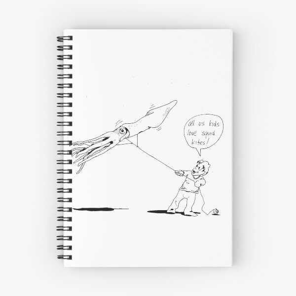 Item preview, All Us Kids Love Squid Kites designed and sold by wazoowazoo.