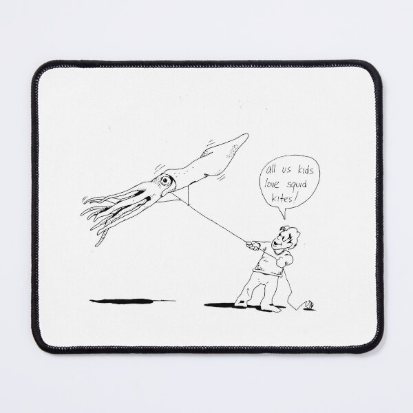 Item preview, All Us Kids Love Squid Kites designed and sold by wazoowazoo.