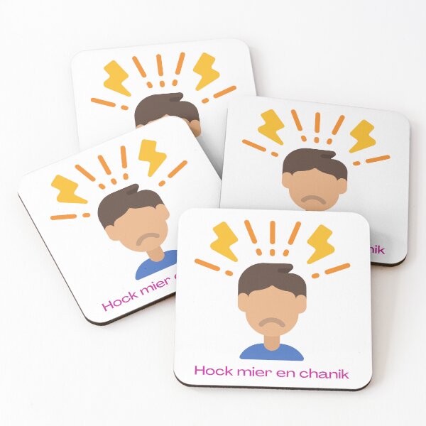 Item preview, Hock mier en chanik -Funny Yiddish Quotes designed and sold by MikeMargolisArt.