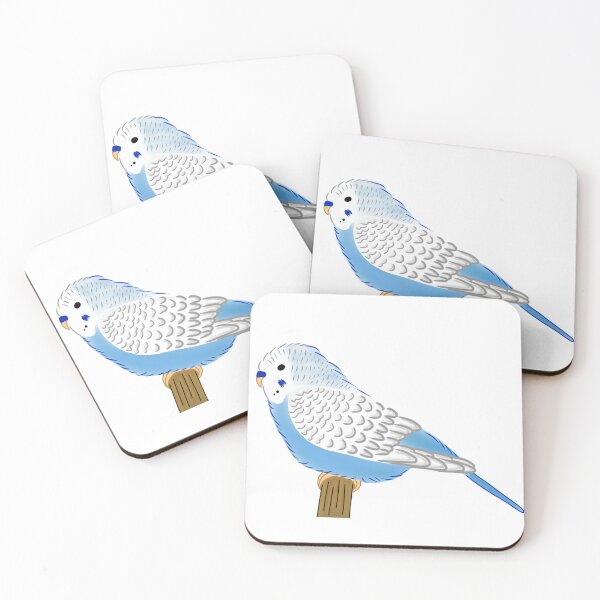 Item preview, Little Blue Parakeet designed and sold by cannibalbananas.