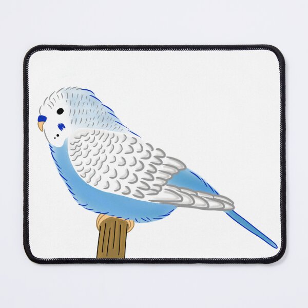 Item preview, Little Blue Parakeet designed and sold by cannibalbananas.