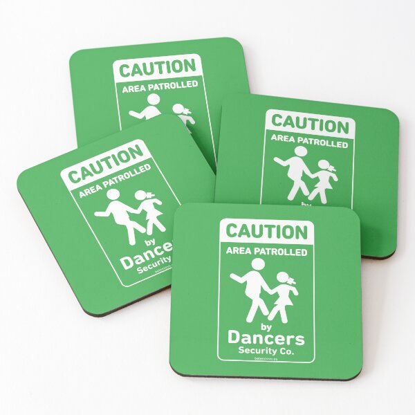 Item preview, Caution, area patrolled by Dancers designed and sold by Perezoshop.