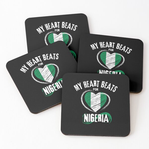 Item preview, My Heart Beats for Nigeria - Nigerian Pride designed and sold by prettyvocal.