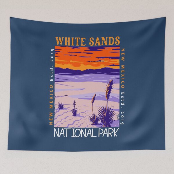 Item preview, White Sands National Park New Mexico Distressed designed and sold by KrisSidDesigns.