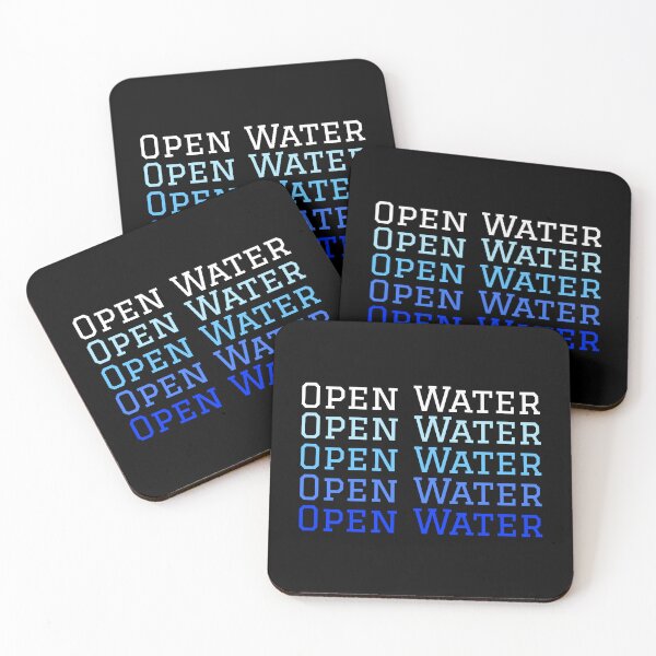Item preview, Open Water Repeat - Swimming - Wild Swimming Tees designed and sold by WildSwimming.