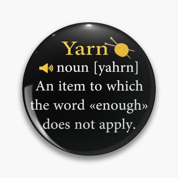 Item preview, Yarn Definition For Knighting Lovers designed and sold by Luna1Shop.
