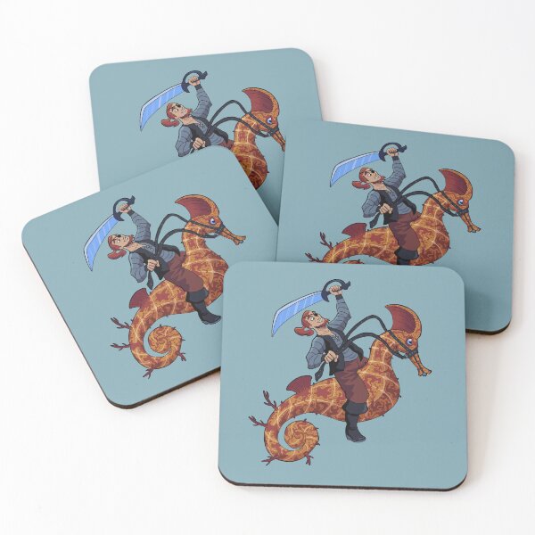 Item preview, Pirate On Sea Horse designed and sold by munsterart.