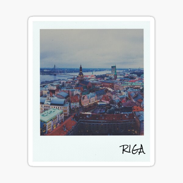 Item preview, Riga Vintage Film White Frame Souvenir designed and sold by Cities On Film.