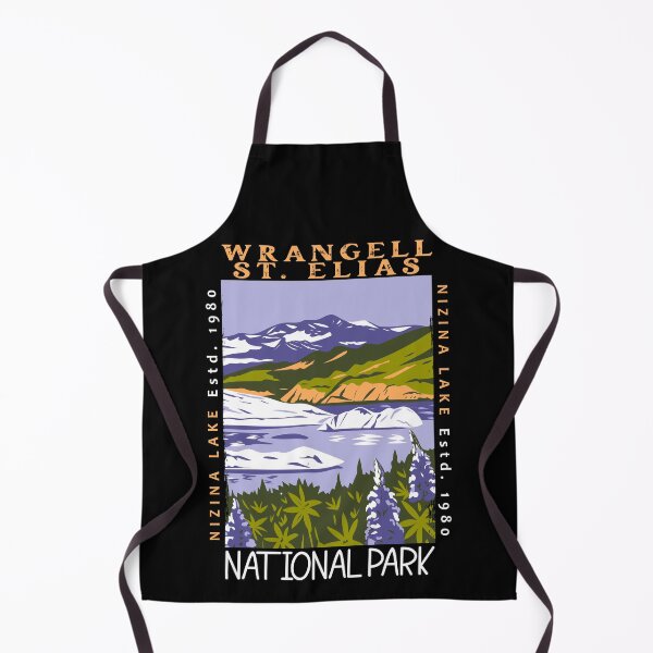 Item preview, Wrangell St Elias National Park Nizina Lake Alaska Distressed designed and sold by KrisSidDesigns.
