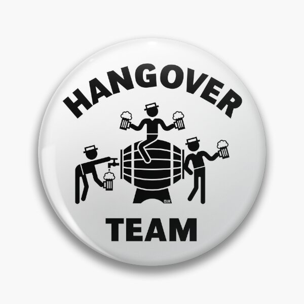 Artikelvorschau, Hangover Team (Bier Trinken / Bierfass / Black) entworfen und verkauft von MrFaulbaum.