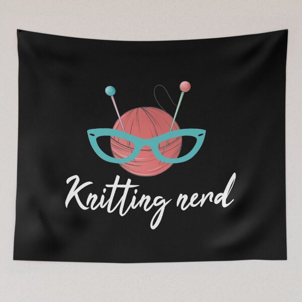 Item preview, Knitting Nerd Gift For Knitters designed and sold by Luna1Shop.