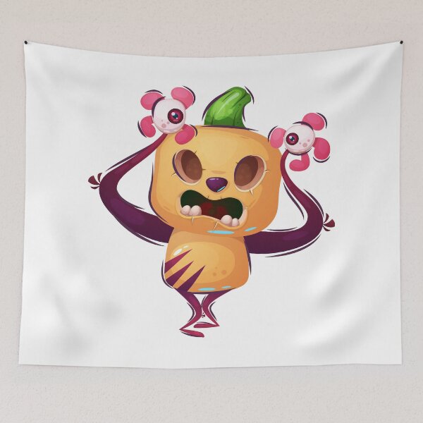 Item preview, Cute Pumpkin Monster designed and sold by csdesignco.