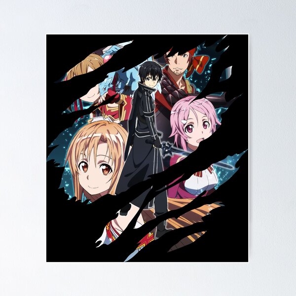 A Wide Variety of SAO Sword Art Online Anime Characters Anime Wall Scroll  Hanging Decor (Asuna & Kirito)