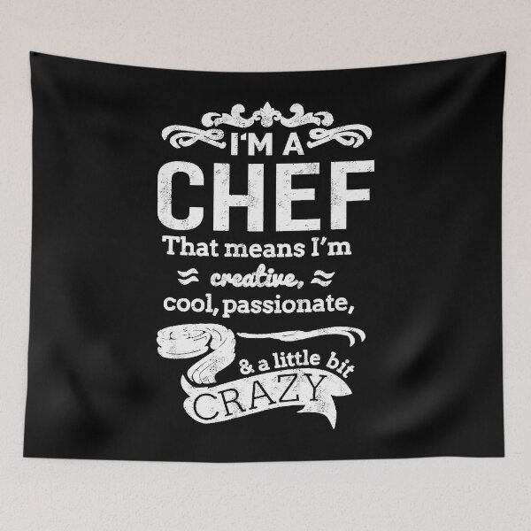 Item preview, I'm A Chef Funny Sayings designed and sold by ibarrbeat.