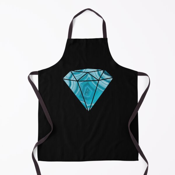 Item preview, Shades Of Aqua Agate Geode Slice designed and sold by Lucky-Town-Art.