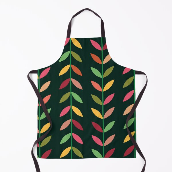 Item preview, Elegant Colorful Geometric Retro Leaves Pattern designed and sold by Yasminepatterns .