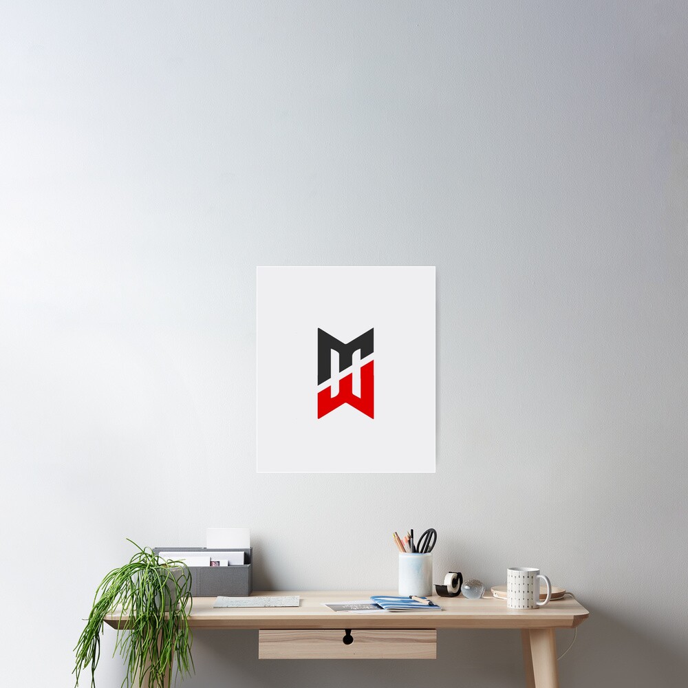  Capital Letters M Opposite Letter Poster For Sale By Satya082 Redbubble