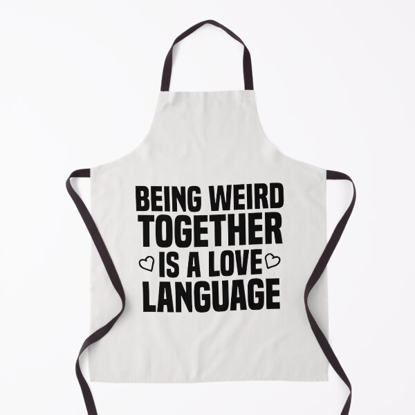 Item preview, being weird together is a love language designed and sold by Crystakim.