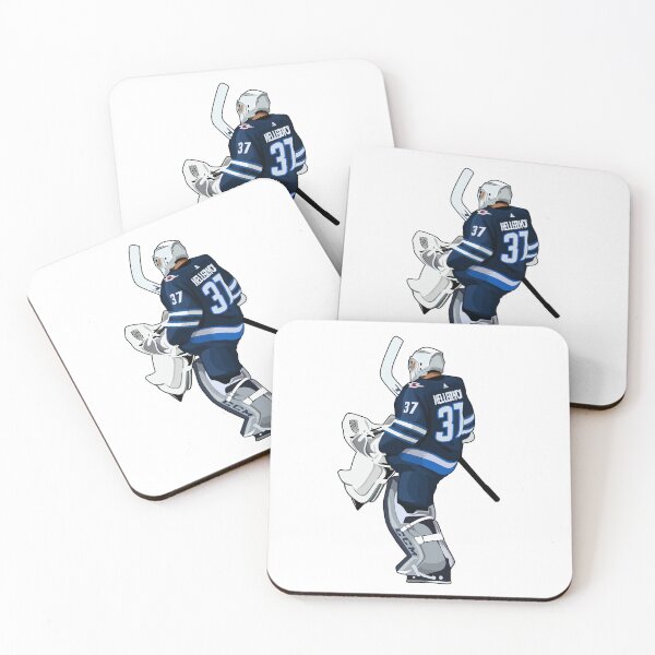 Item preview, Connor Hellebuyck Goaltender Celebrates designed and sold by TeenSpirit86.