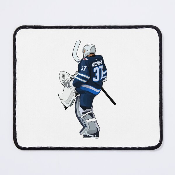 Item preview, Connor Hellebuyck Goaltender Celebrates designed and sold by TeenSpirit86.