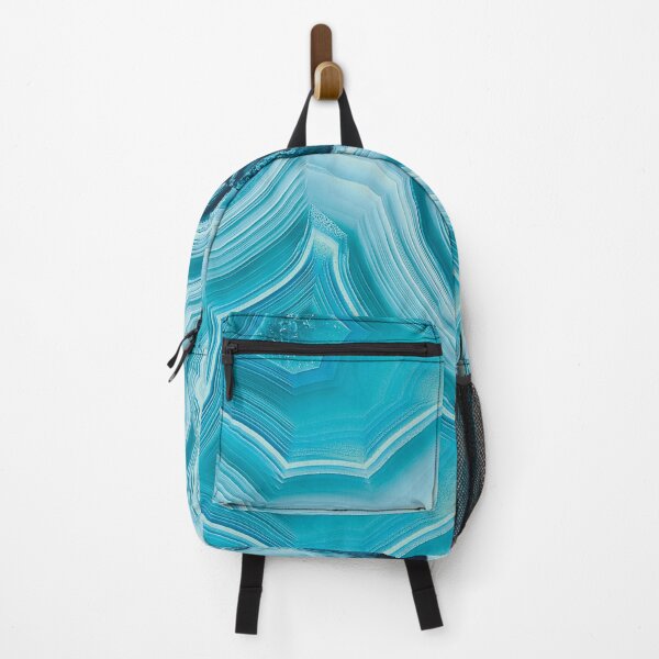 Item preview, Shades Of Aqua Agate Geode Slice designed and sold by Lucky-Town-Art.