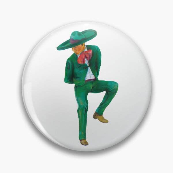 Item preview, Green Charro Folklorico Dancer (Mexican Cowboy Horseman) designed and sold by Ivan Ramirez.