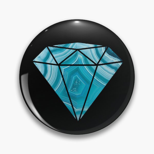 Item preview, Shades Of Aqua Agate Geode Slice designed and sold by Lucky-Town-Art.