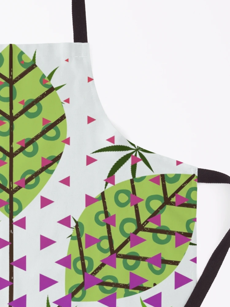 Thumbnail 3 of 6, Apron, Modular Gradient Leaf Pattern designed and sold by SBWorld.