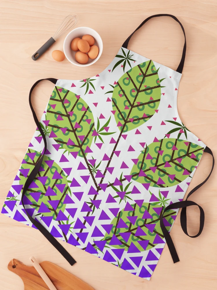 Thumbnail 1 of 6, Apron, Modular Gradient Leaf Pattern designed and sold by SBWorld.