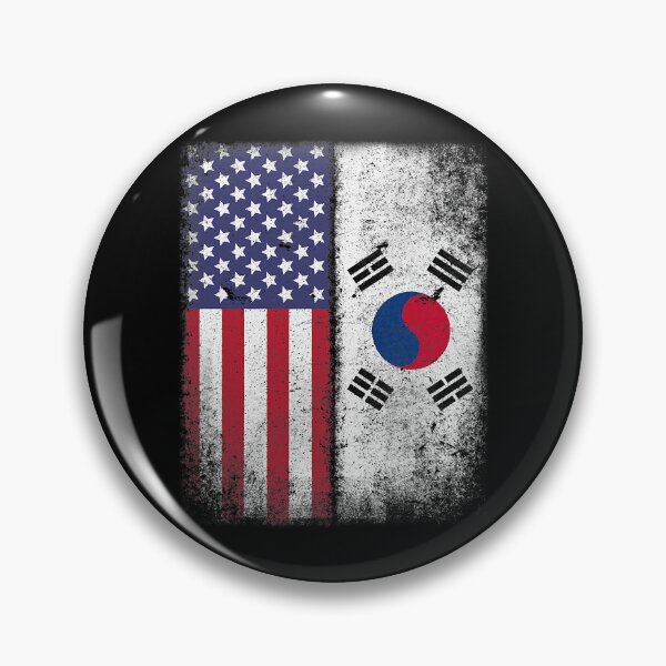 Item preview, South Korean American Flag designed and sold by fultond.
