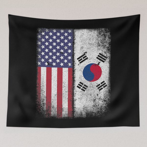 Item preview, South Korean American Flag designed and sold by fultond.