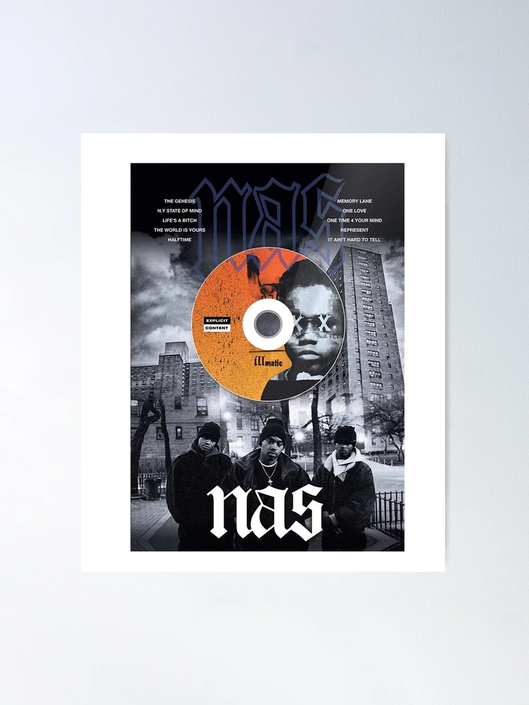 洋楽 Promo Poster / Nas / Illmatic / 2004 US Nas Illmatic 10th Anniversary Promotional Poster 2 sided | eBay