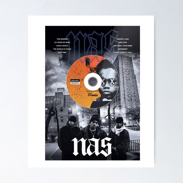 Nas 'Illmatic' Framed CD Album Plaque