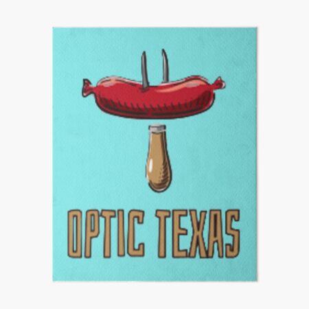 optic texas NEW LOOK  Art Print for Sale by GeekDownTshirt