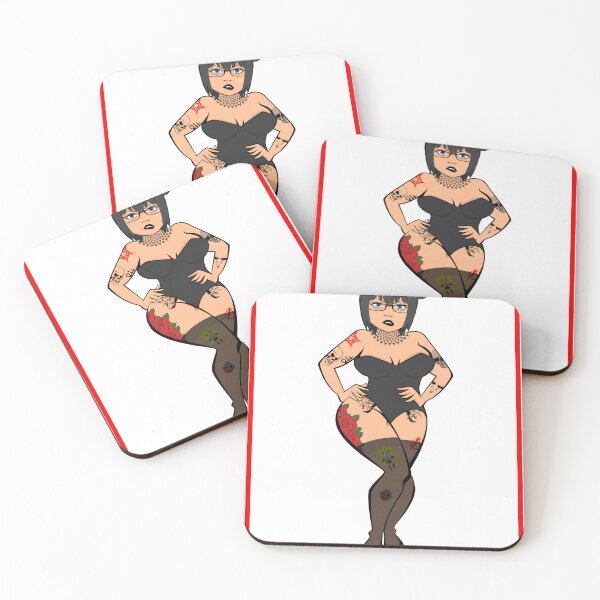 Item preview, WARNING NERDY DIRTY INKED & CURVY designed and sold by Chaos Apparel .